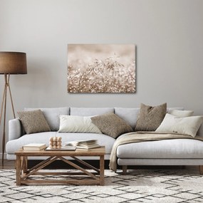Obraz - Łąka w odcieniach brązu (70x50 cm)
