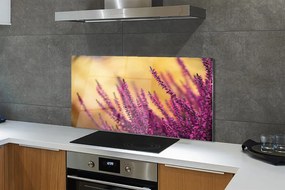 Szklany Panel Świeże Kwiaty Ogrodowe