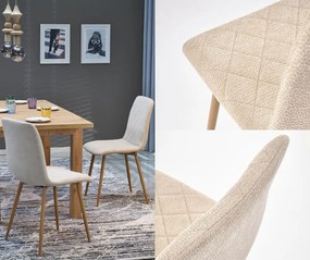 Pikowane krzesło do jadalni K525 WDF Halmar