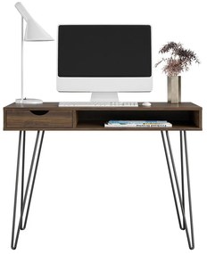 Biurko w dekorze orzecha 49x104 cm Concord – Novogratz
