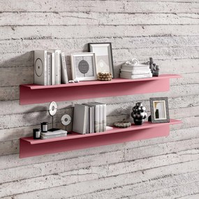 Półka wisząca JOANNE 1200 mm, Fresh Style: pudrowy róż