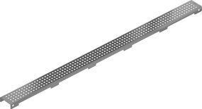 Mexen Flat M08 maskownica do odpływu liniowego 100 cm, gun gray szczotkowany - 1E25100