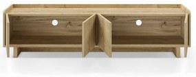 Szafka pod TV w dekorze dębu w naturalnym kolorze 180x45x40 cm Daira – Marckeric