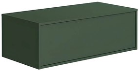 Szafka łazienkowa wisząca   pod umywalkę - Zielony mat - 94 cm - TEANA II