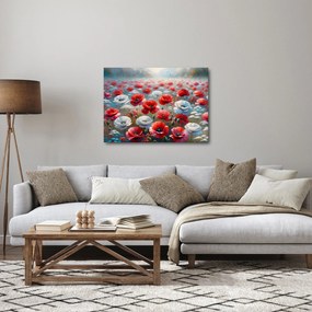 Obraz - Pole maków (70x50 cm)