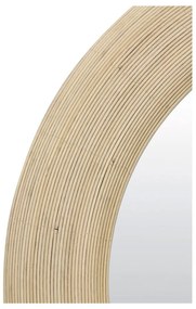 Lustro ścienne z rattanową ramą ø 109,5 cm Piedre – Light &amp; Living