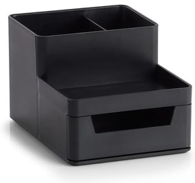 Organizer na biurko z plastiku, 11,2 x 15,5 x 9,5 cm