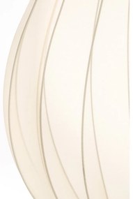 Beżowa lampa wisząca z tekstylnym kloszem ø 50 cm Itela – Light &amp; Living