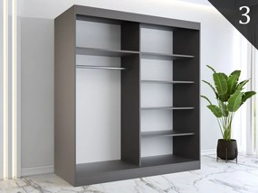 Korpus szafy MODUO COMFORT 180 antracyt MKPOL