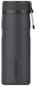 Czarny termos ze stali nierdzewnej 470 ml IceFlow™ Bottle Twist Flip Black – Stanley