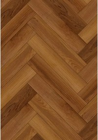 Mexen Lubbock próbka paneli winylowych jodełka SPC 6,5 mm, podkład IPEX 1,5 mm, 4 V-Fuga, Teak- F1186-S