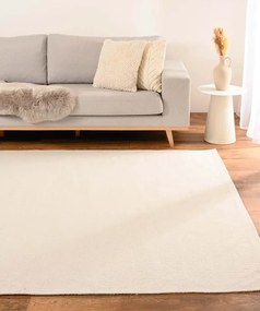 Dywan 100 % bawełna Zaran Organic Ecru 120 cm x 170 cm
