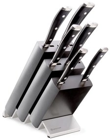 Wüsthof CLASSIC IKON 7-częściowy zestaw noży kuchennych z blokiem, jesion/czarny