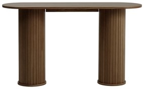 Brązowa konsola 40x130 cm Nola – Unique Furniture