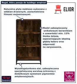 Regał stojący przydymiony dąb R8-C94