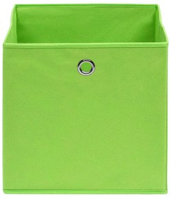 Zielony zestaw pudełek z tkaniny 4 sztuki L1-R36