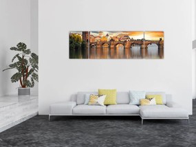 Obraz - Praga (170x50 cm)