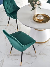 Okrągły stół lakierowany w stylu glamur Vegas