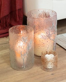 Świecznik Twig I ⌀15cm silver
