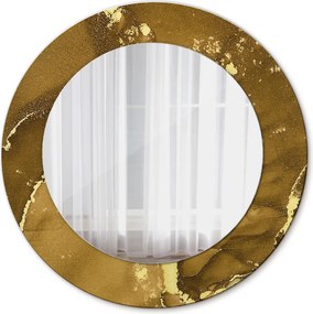 Lustro dekoracyjne okrągłe Metaliczne wiry