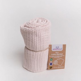 Babymatex Kocyk dziecięcy Lili pudrowy, 75 x 100 cm