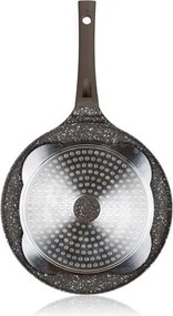 Banquet Patelnia na 4 racuchy z powierzchnią nieprzywierającą Granite Dark Brown 26 cm