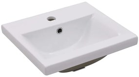Biała ceramiczna umywalka łazienkowa - Mendez 3X