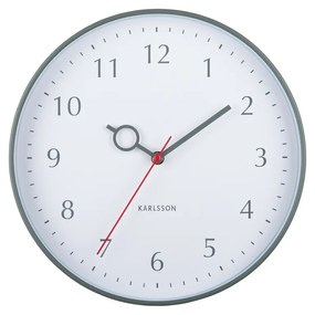 Karlsson 5992GR designerski zegar ścienny zielony,średnica 30 cm