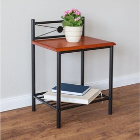 Szafka nocna 64x45x35 cm czarna