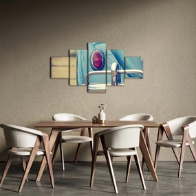 Obraz turkusowego weterana (125x70 cm)