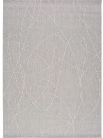 Szary dywan zewnętrzny Universal Hibis Line, 135x190 cm