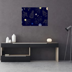 Obraz na szkle - Wszechświat (70x50 cm)