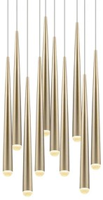 Lampa wisząca LED w kolorze złota ø 30 cm Cala – Trio Select