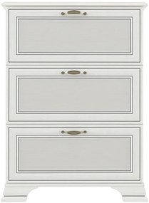 Duża trzydrzwiowa szafka na buty fineline crema L3-K56