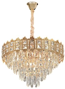 Lampa Wisząca z Kryształami G049-CP 60CM