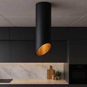 LAMPA SUFITOWA NOWOCZESNA 20 CM APP571-1C Czarna