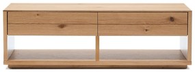 Stolik w dekorze dębu w naturalnym kolorze 60x140 cm Alguema – Kave Home