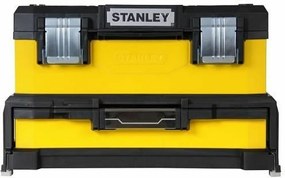 Skrzynka narzędziowa dwumateriałowa z szufladą STANLEY 51 cm Żółta