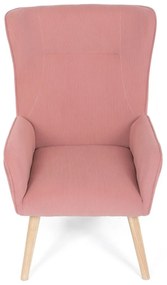 Fotel na uszach PINK2, różowy