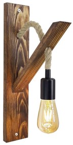 Kinkiet AHSAP 1xE27/40W/230V sosna orzech