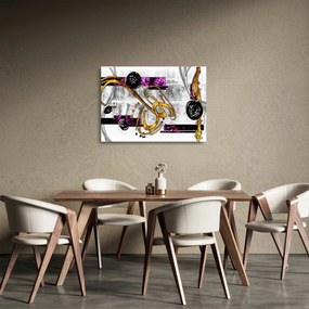 Obraz na szkle abstrakcji (70x50 cm)