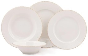 24-częściowy zestaw naczyń porcelanowych Kutahya Galla
