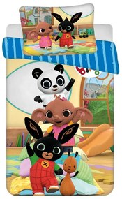 Bawełniana pościel dziecięca do łóżeczka 100x135 cm Bing Bunny "Tower" – Jerry Fabrics