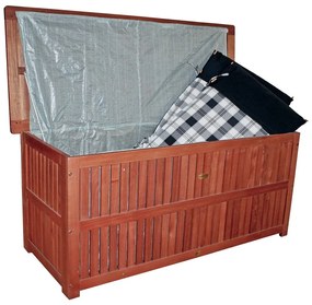 Brązowa skrzynia ogrodowa Plano – Garden Pleasure