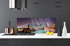 Panel Kuchenny Wieczorne Światła Wielkiego Mostu