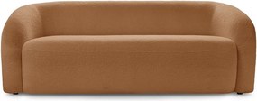 Pomarańczowa sofa z materiału bouclé 193 cm Elina – Bobochic Paris