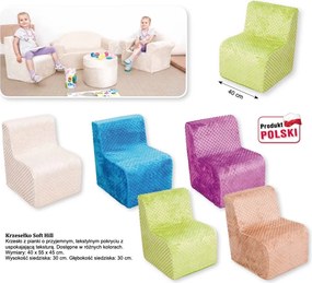 Krzesełko dziecięce piankowe do przedszkola Soft Hill