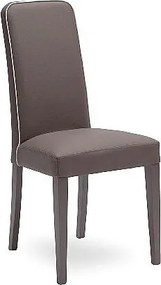 Anita - Krzesło ze skóry ekologicznej w kolorze beżowym, 2 szt.