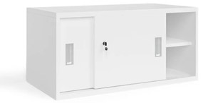 Nadstawka z przesuwnymi drzwiami MIRELLI, 800 x 400 x 400 mm, biały