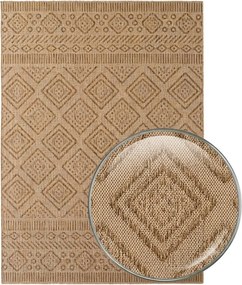 Dywan uniwersalny MIRA Romby Beżowo Brązowe 280 cm x 370 cm